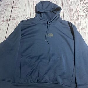 The North Face Hoodie Sweatshirt Men’s XL Fleece Lined Logo Navy Vintage